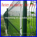 3D curved welded wire mesh panel fence , steel mesh fence, triangle bending fence